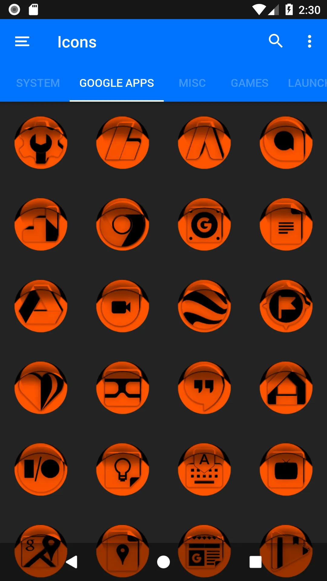 Orange Icon Pack Style 1 | Indus Appstore | Screenshot