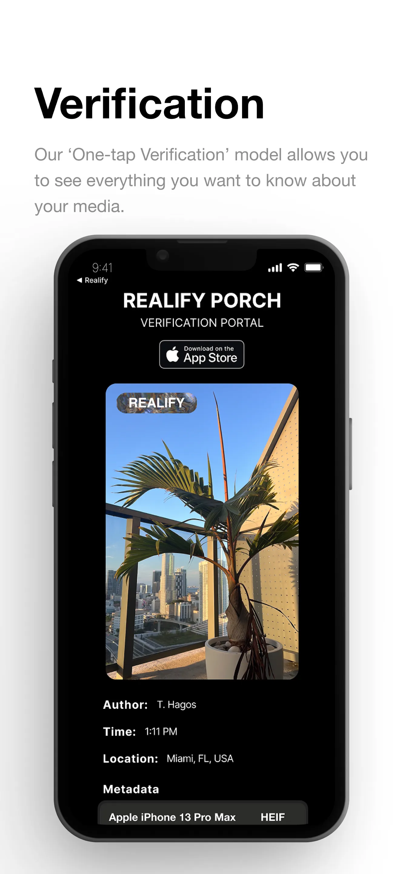 Realify - AI Proof Photos | Indus Appstore | Screenshot