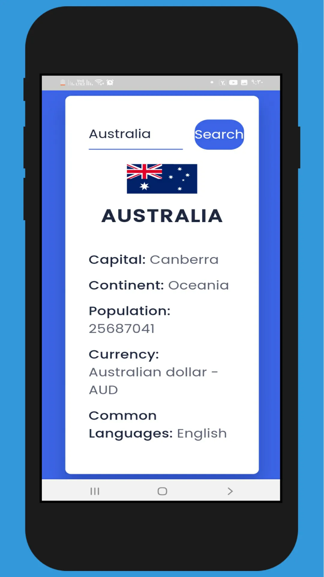 Countries Information | Indus Appstore | Screenshot