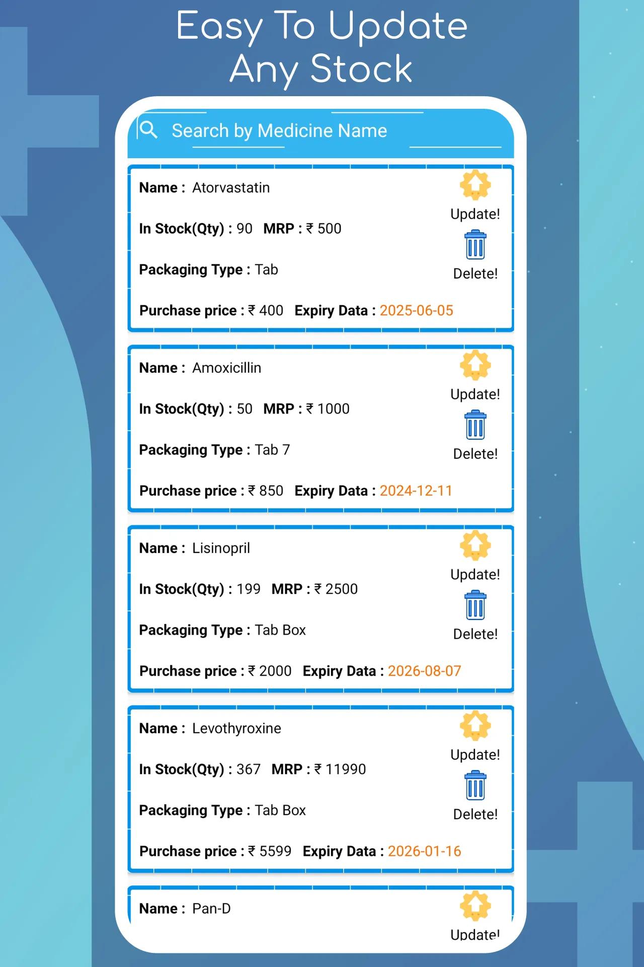 Medicine Stockist | Indus Appstore | Screenshot