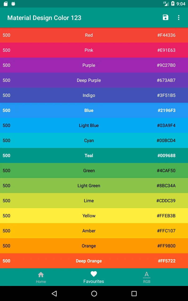 Material Design Color 123 | Indus Appstore | Screenshot