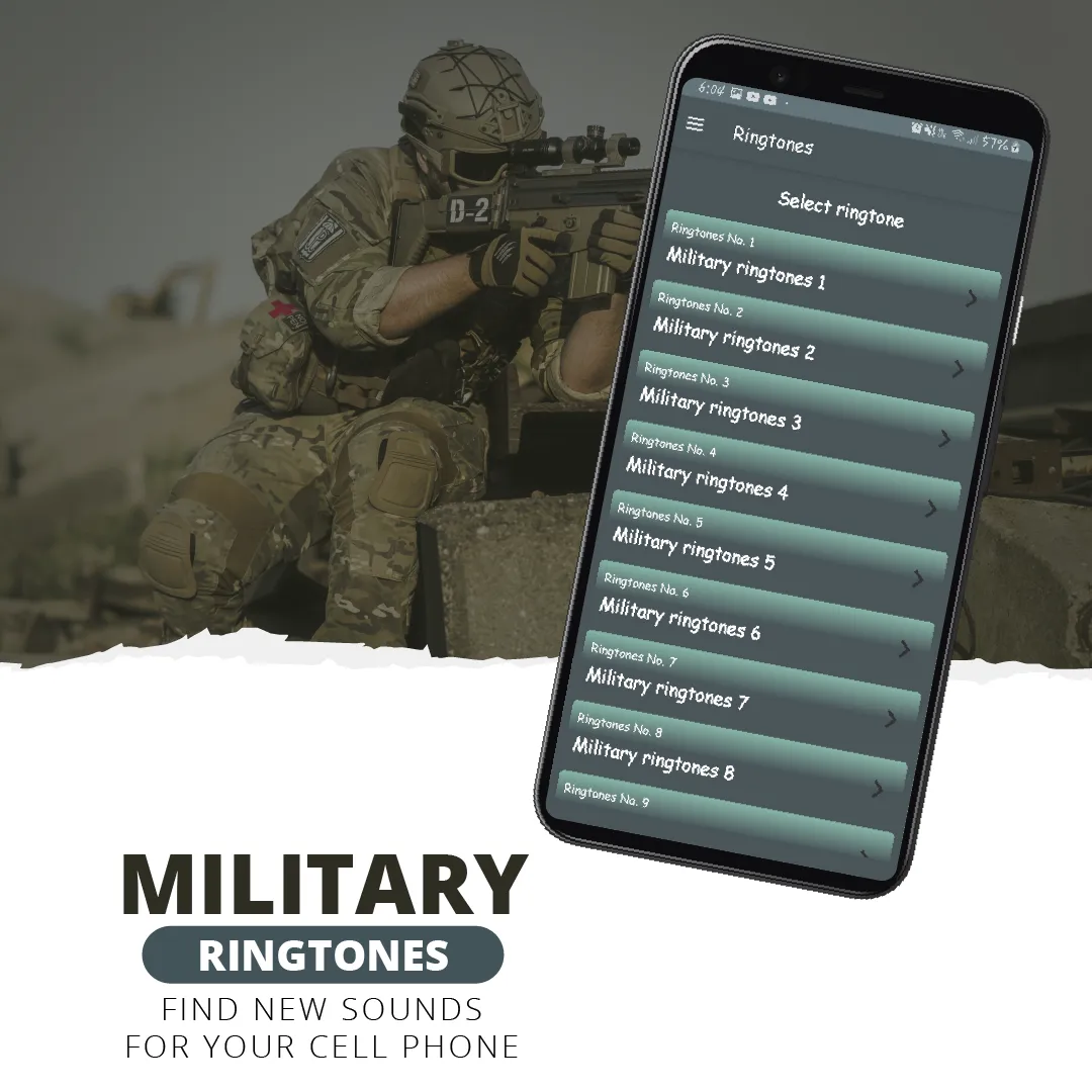 Military sounds | Indus Appstore | Screenshot