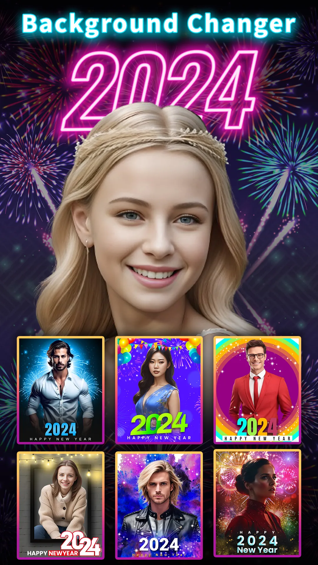 New Year Photo Frame 2024 | Indus Appstore | Screenshot