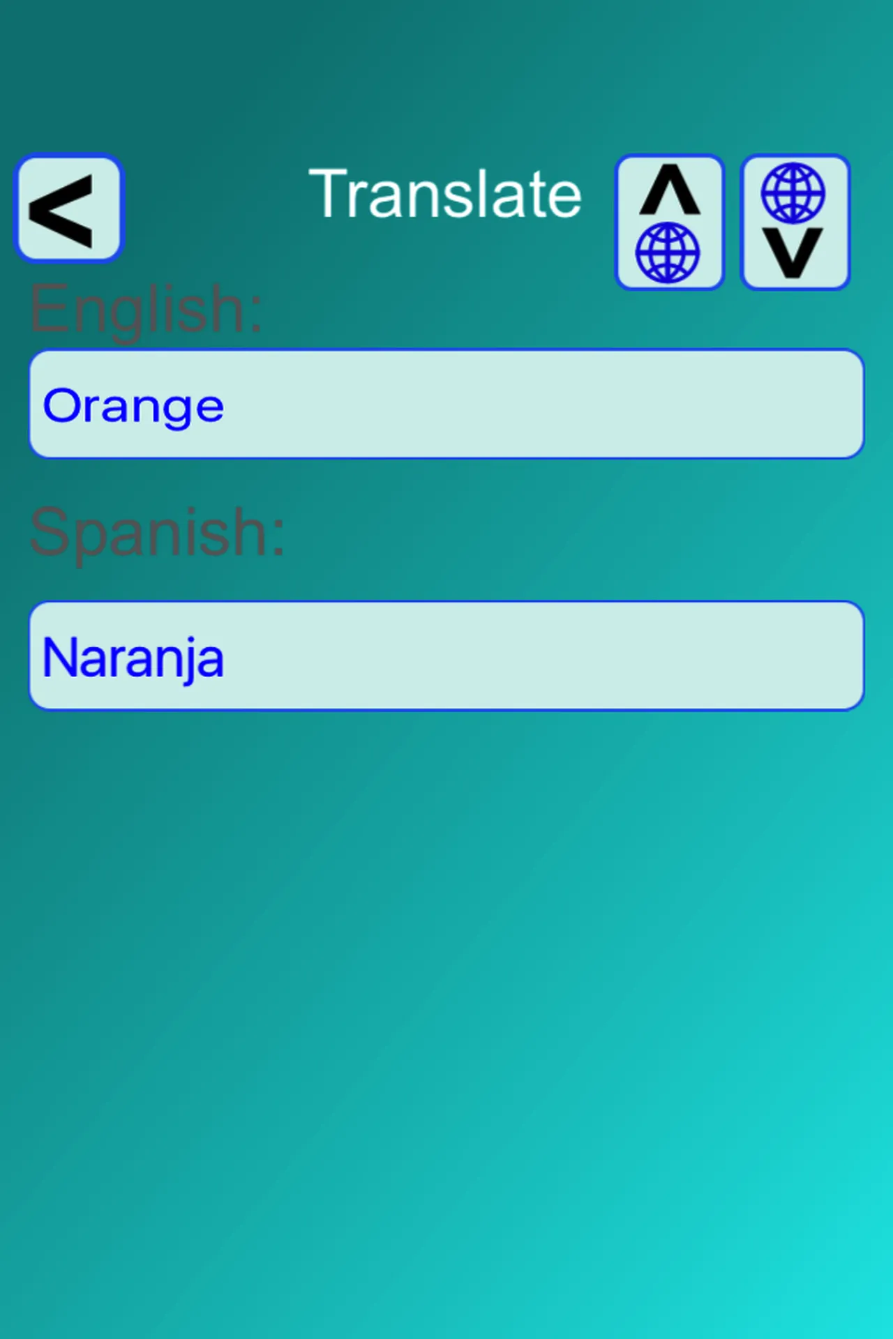 Words ES Spanish (Flash cards) | Indus Appstore | Screenshot