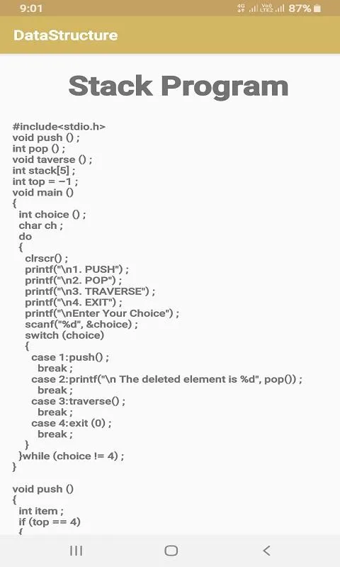 Mastering Data Structures | Indus Appstore | Screenshot