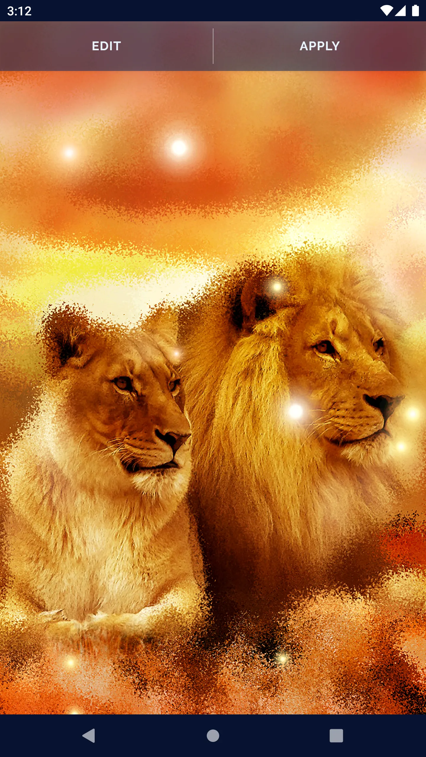 Brave Lion Live Wallpaper | Indus Appstore | Screenshot