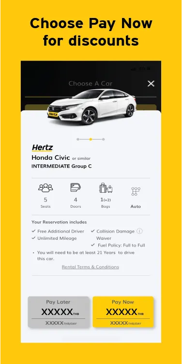 Hertz Thailand | Indus Appstore | Screenshot