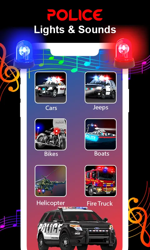 Loud Police Siren Sound Real | Indus Appstore | Screenshot