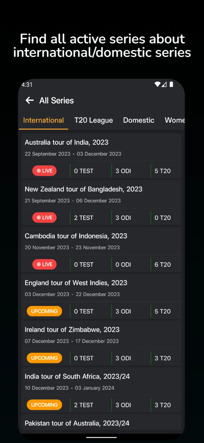 Cricktime - Live Cricket Score | Indus Appstore | Screenshot