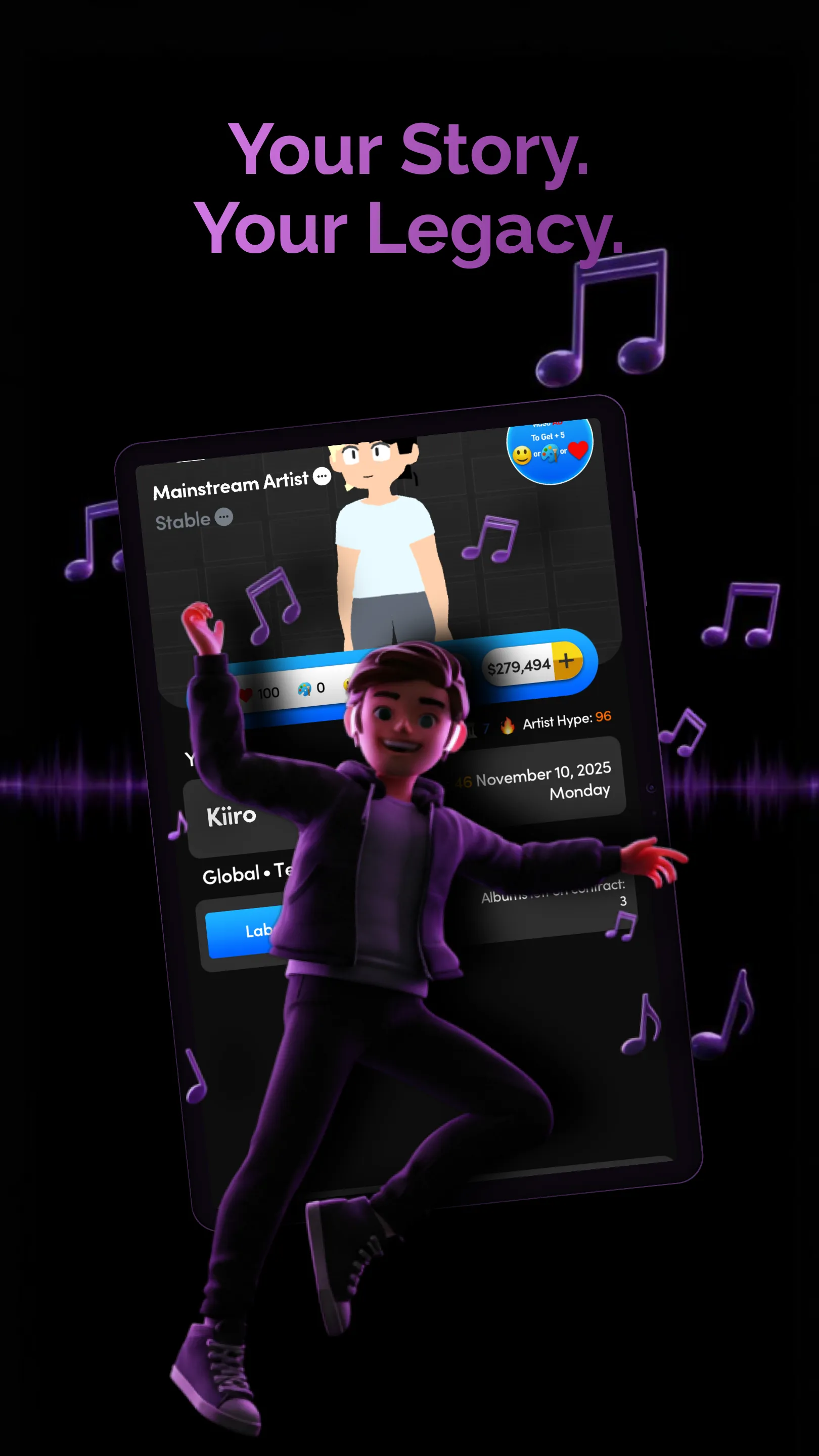 Music Wars: Rockstar & Rap Sim | Indus Appstore | Screenshot