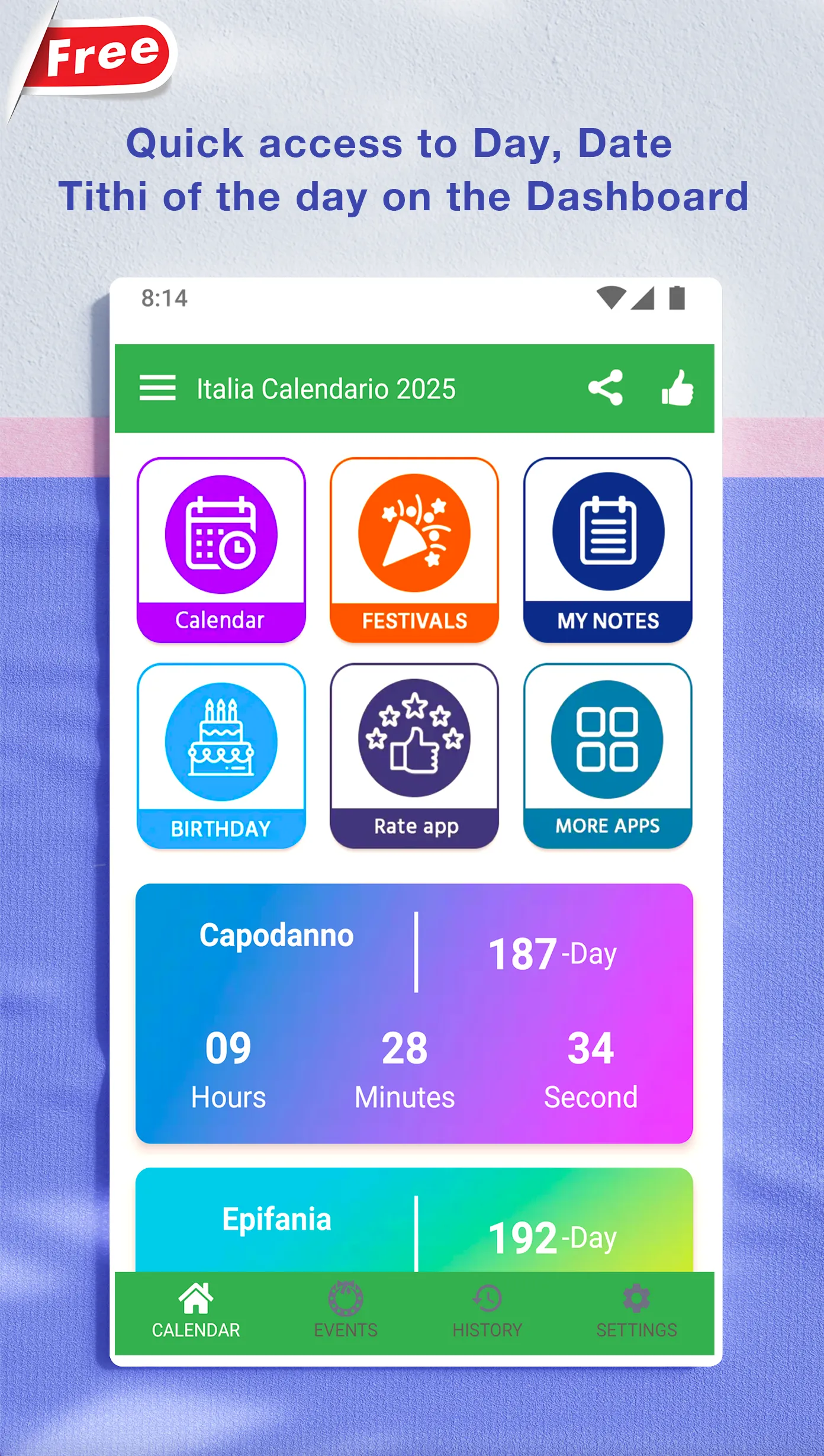 Italia Calendario 2025 | Indus Appstore | Screenshot