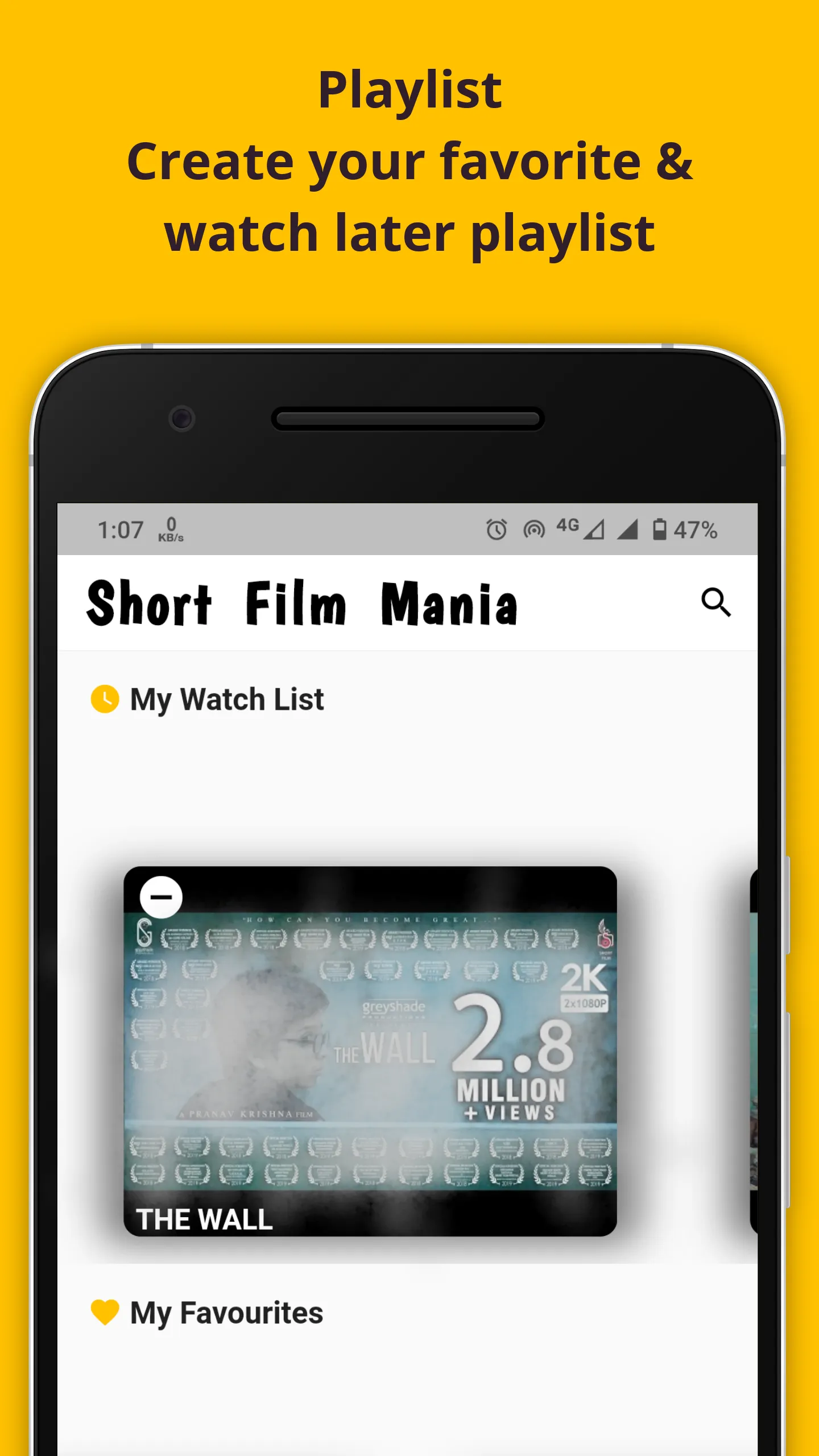 Short Film Mania | Indus Appstore | Screenshot