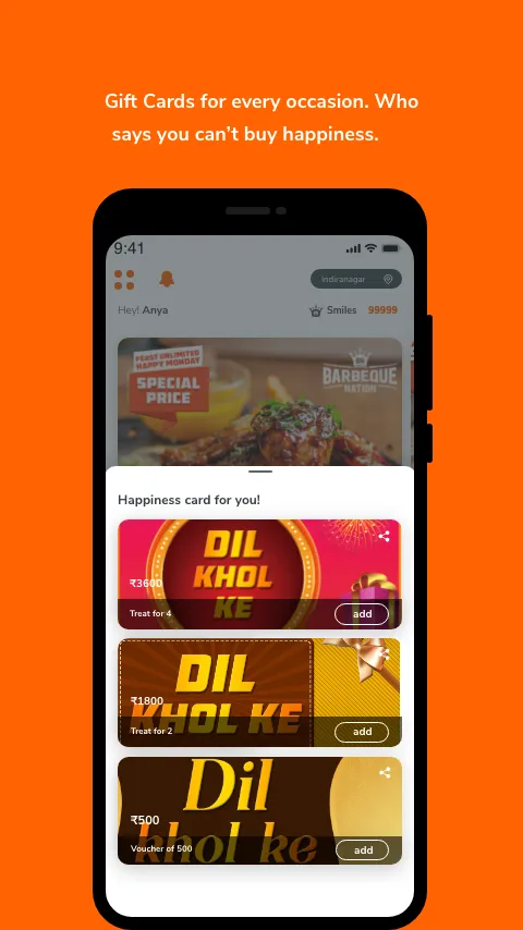 Barbeque Nation-Buffets & More | Indus Appstore | Screenshot