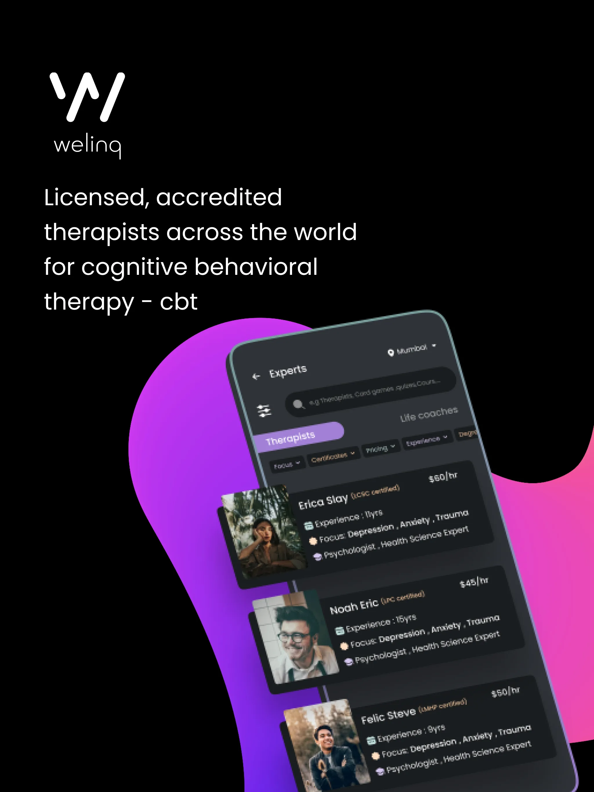 WeLinQ: Therapy And Counseling | Indus Appstore | Screenshot