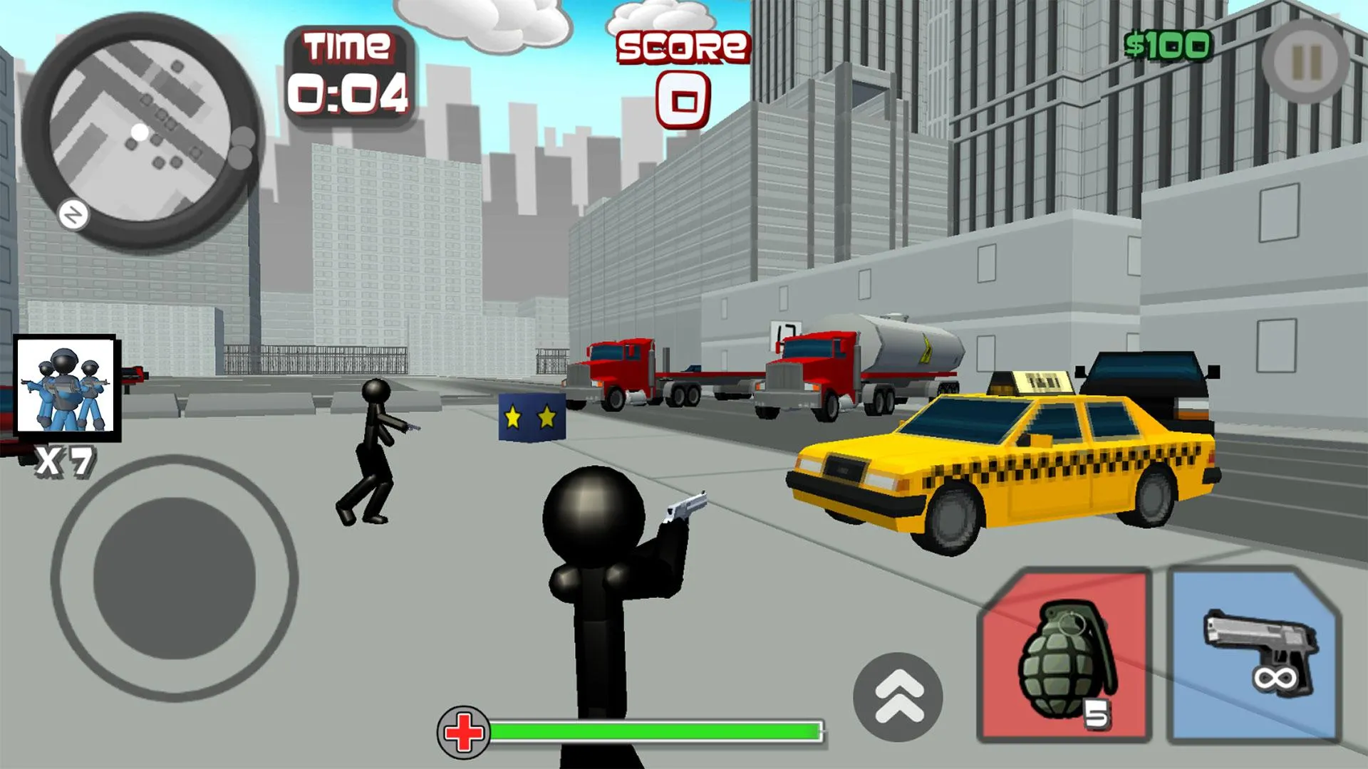 Stickman City Shooting 3D | Indus Appstore | Screenshot