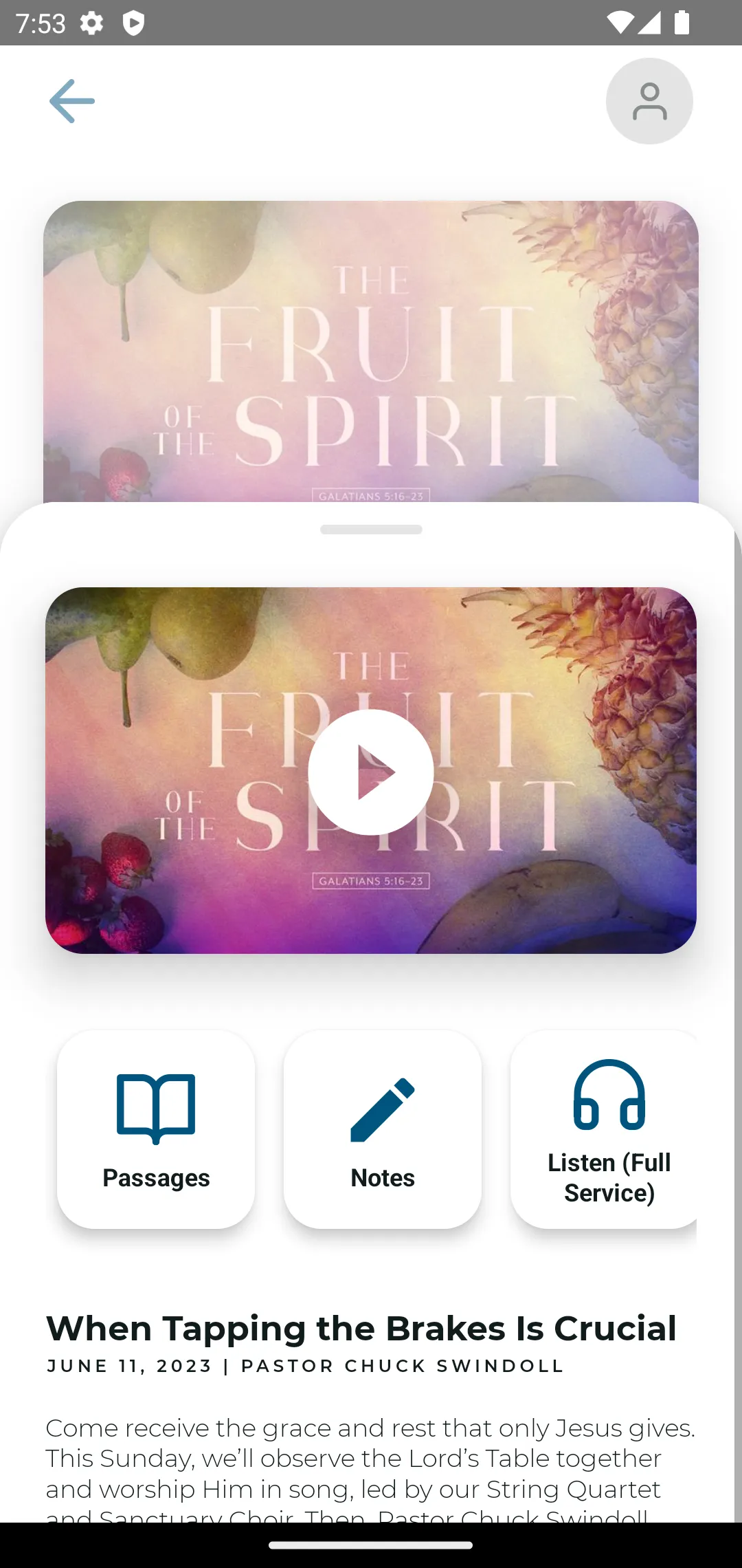 Stonebriar Community Church | Indus Appstore | Screenshot