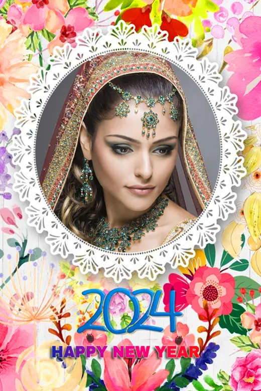 New year 2024 photo frame | Indus Appstore | Screenshot