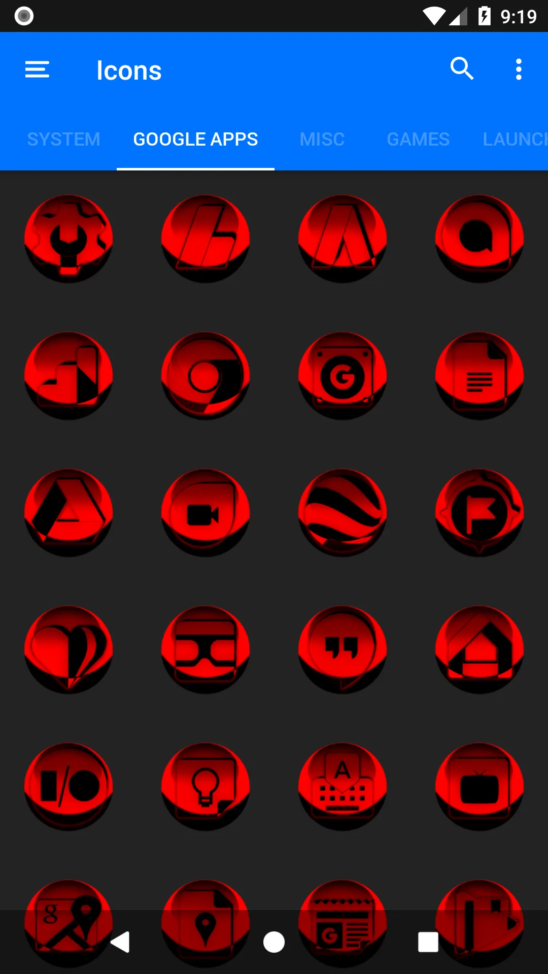 Red Icon Pack Style 3 | Indus Appstore | Screenshot