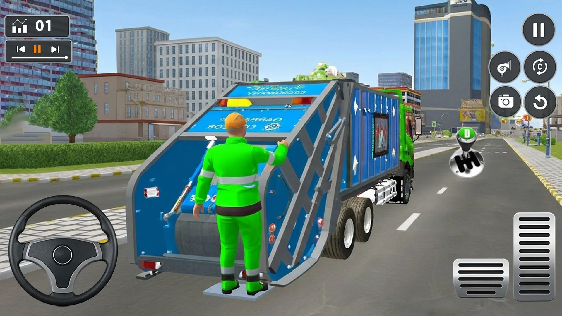City Garbage Trash Truck Game | Indus Appstore | Screenshot