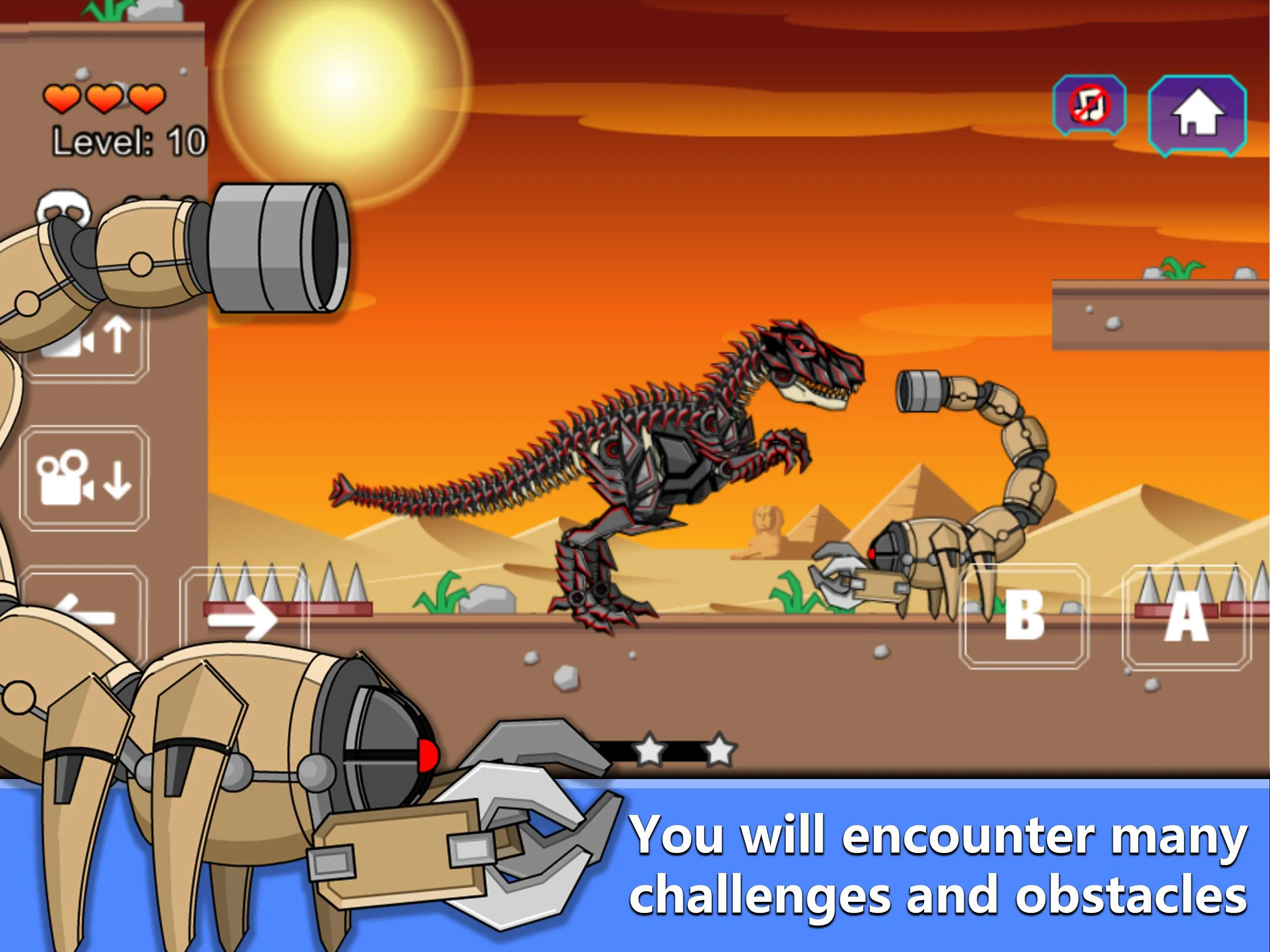 T-Rex Dinosaur Fossils Robot | Indus Appstore | Screenshot