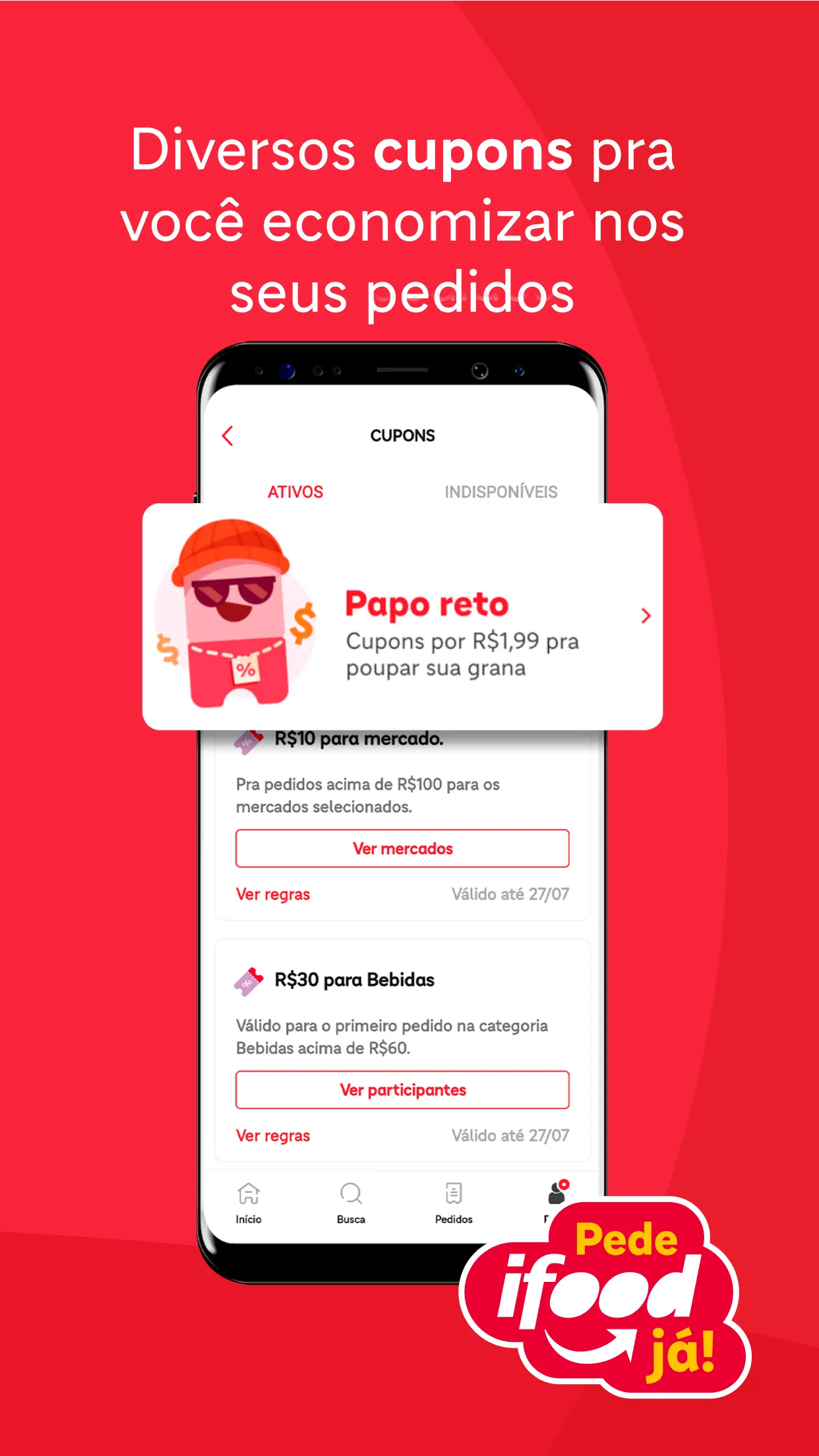 iFood comida e mercado em casa | Indus Appstore | Screenshot