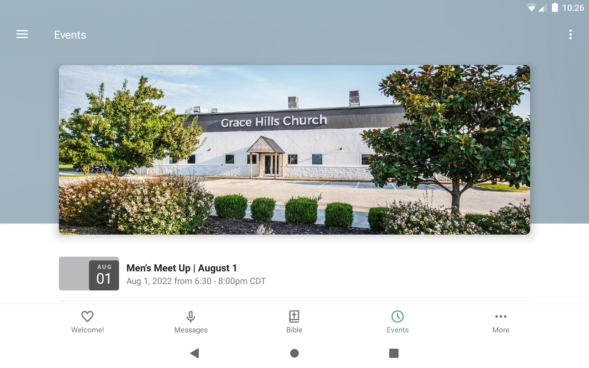 Grace Hills Church of NWA | Indus Appstore | Screenshot