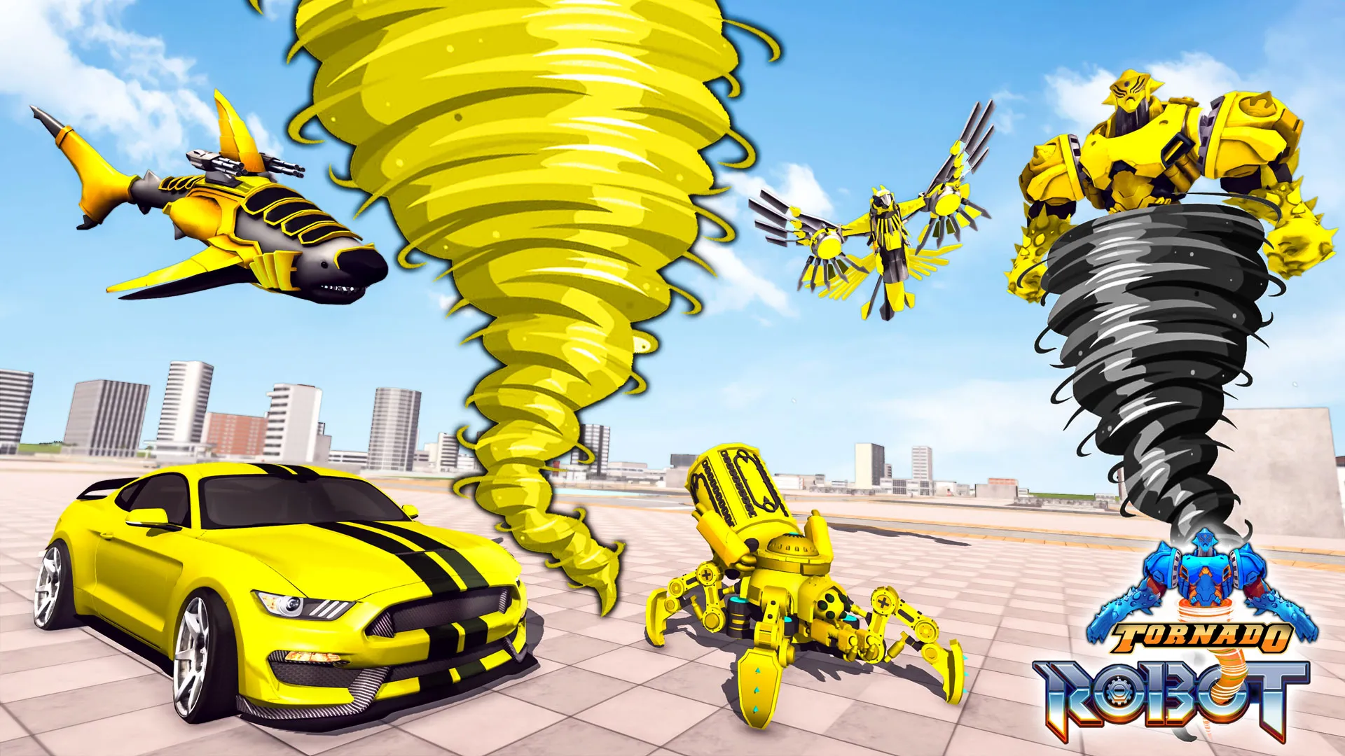 Tornado Robot Car Transform | Indus Appstore | Screenshot