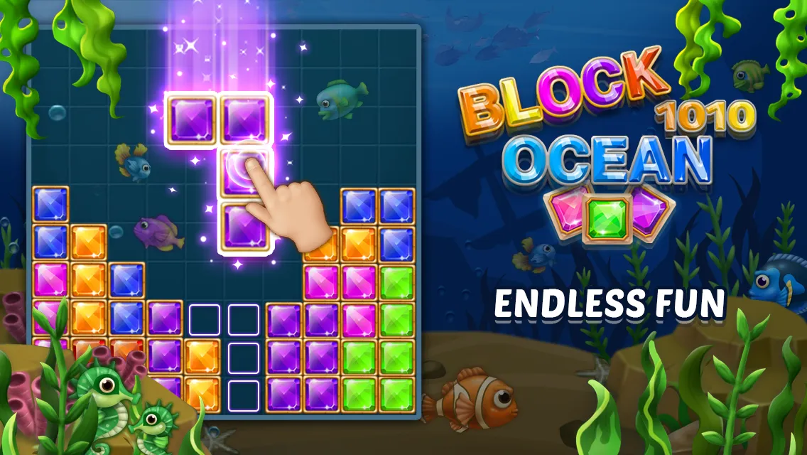 Block Ocean Puzzle 1010 : GOAT | Indus Appstore | Screenshot