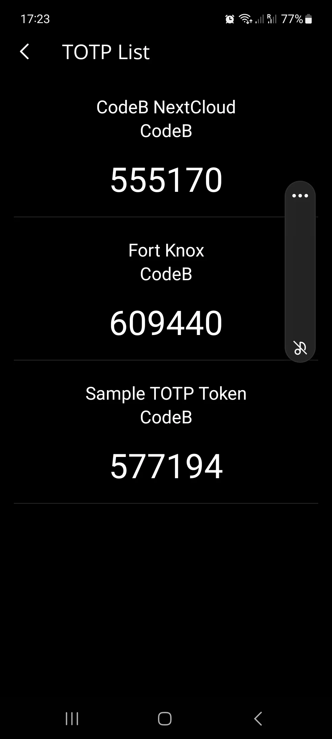 CodeB Authenticator | Indus Appstore | Screenshot