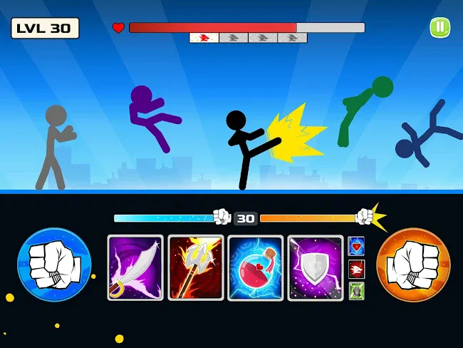 Stickman Fighter : Mega Brawl | Indus Appstore | Screenshot