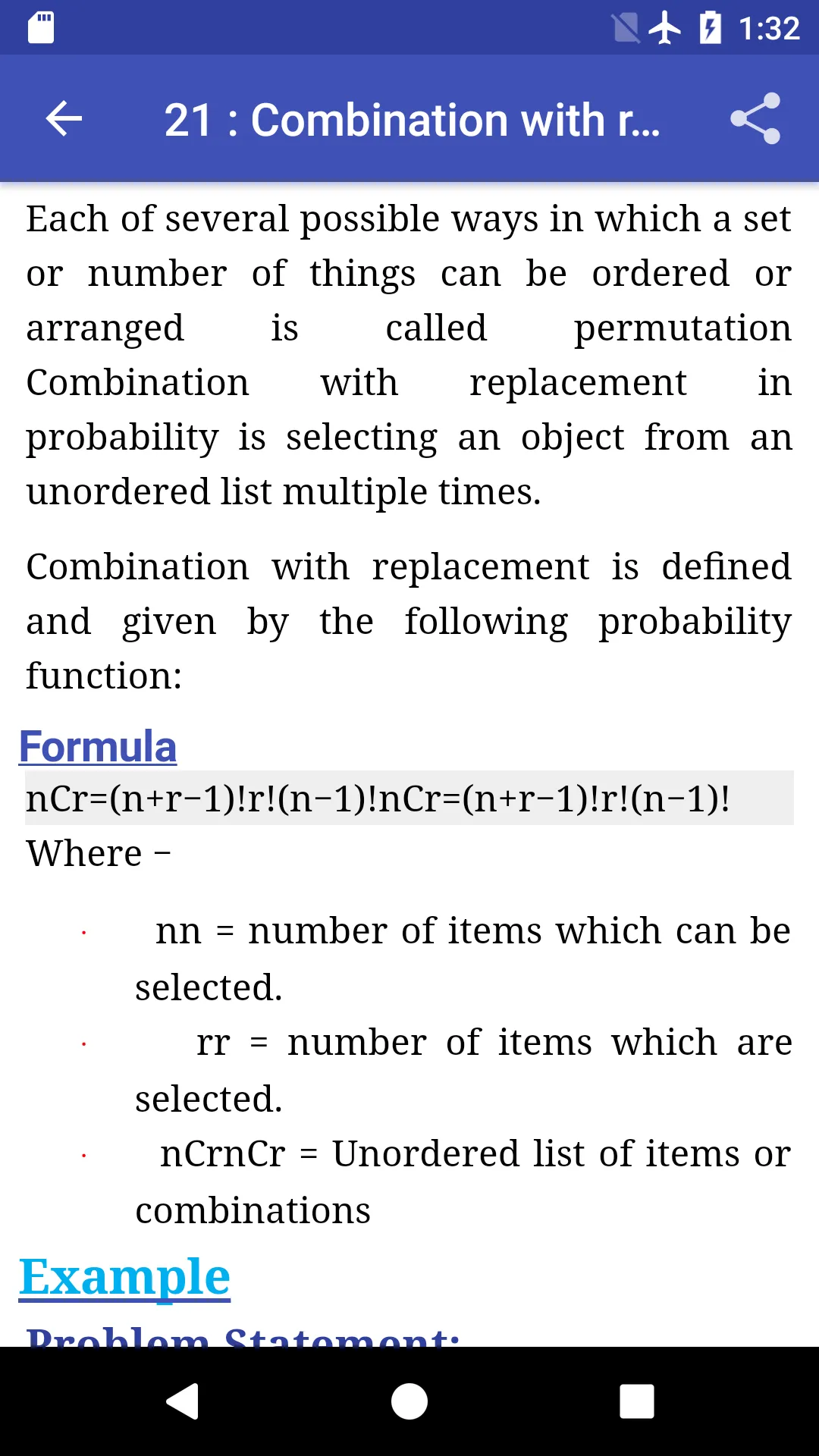 Learn Statistics Offline | Indus Appstore | Screenshot