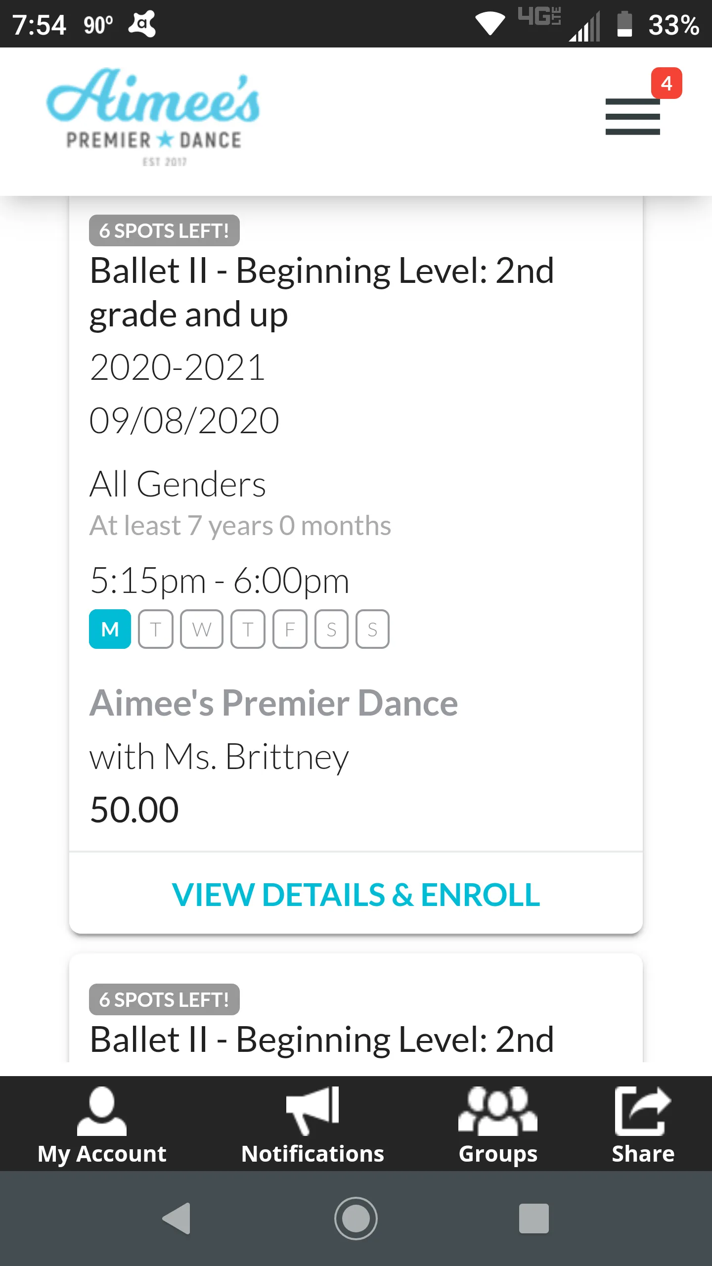 Aimee's Premier Dance | Indus Appstore | Screenshot