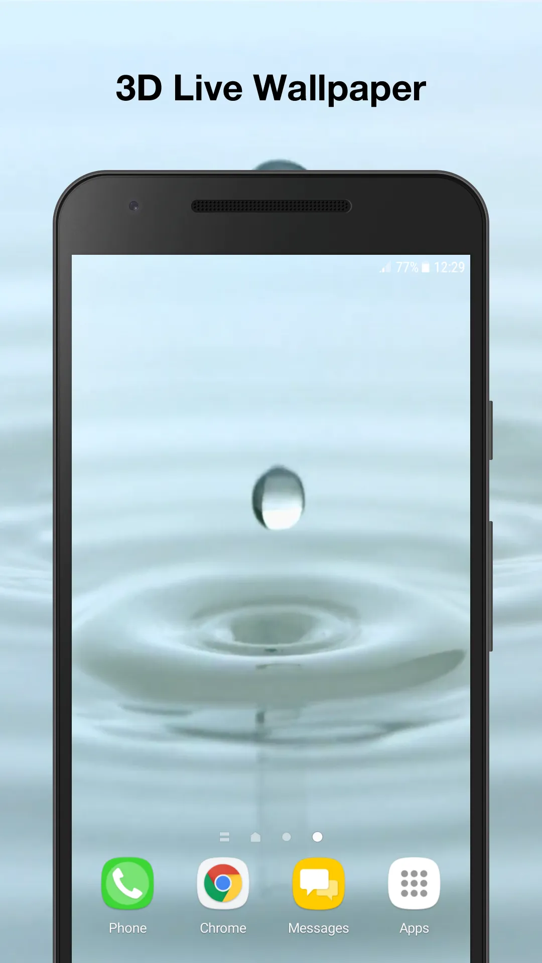 Water Drop Live Wallpaper | Indus Appstore | Screenshot