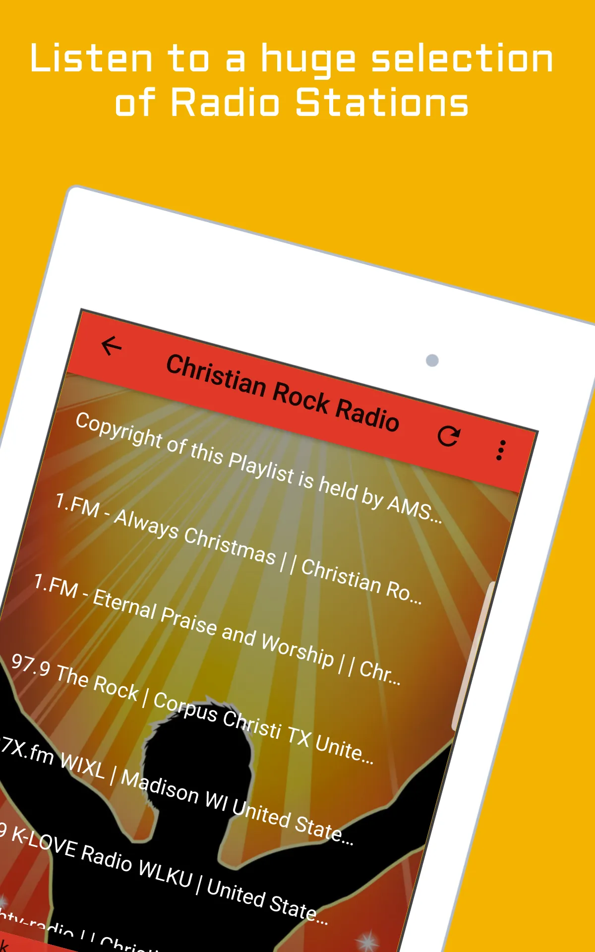 Christian Rock Radio Stations | Indus Appstore | Screenshot