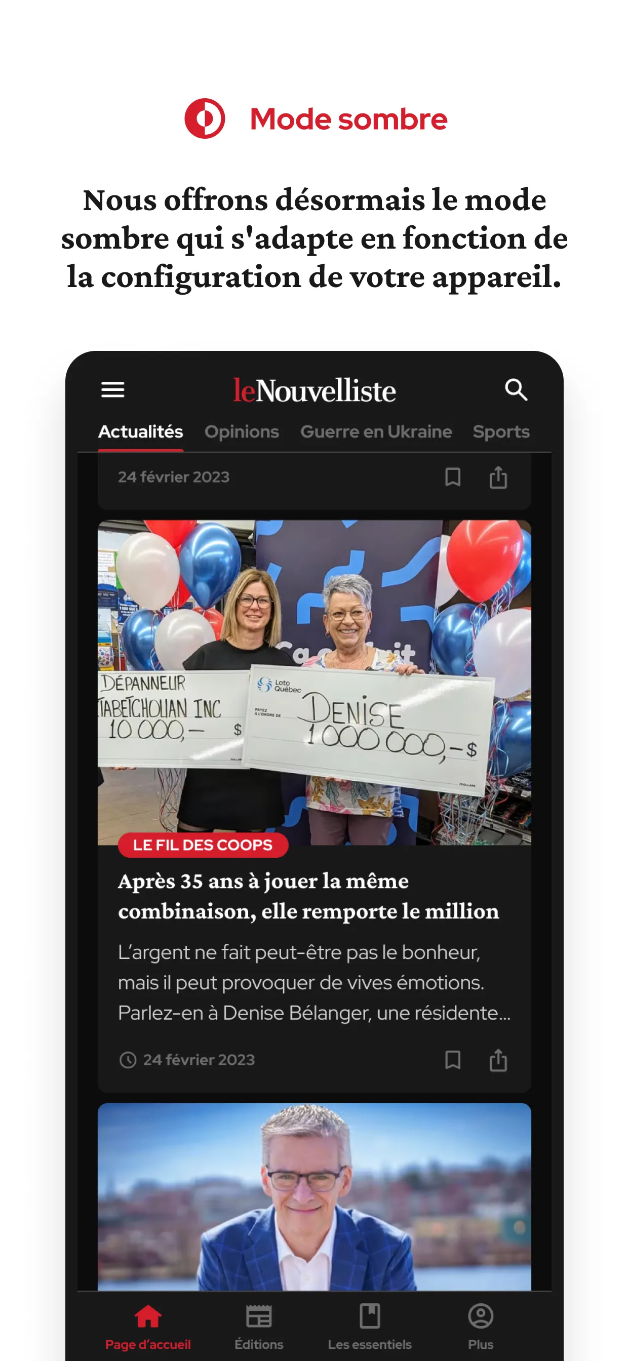 Le Nouvelliste | Indus Appstore | Screenshot