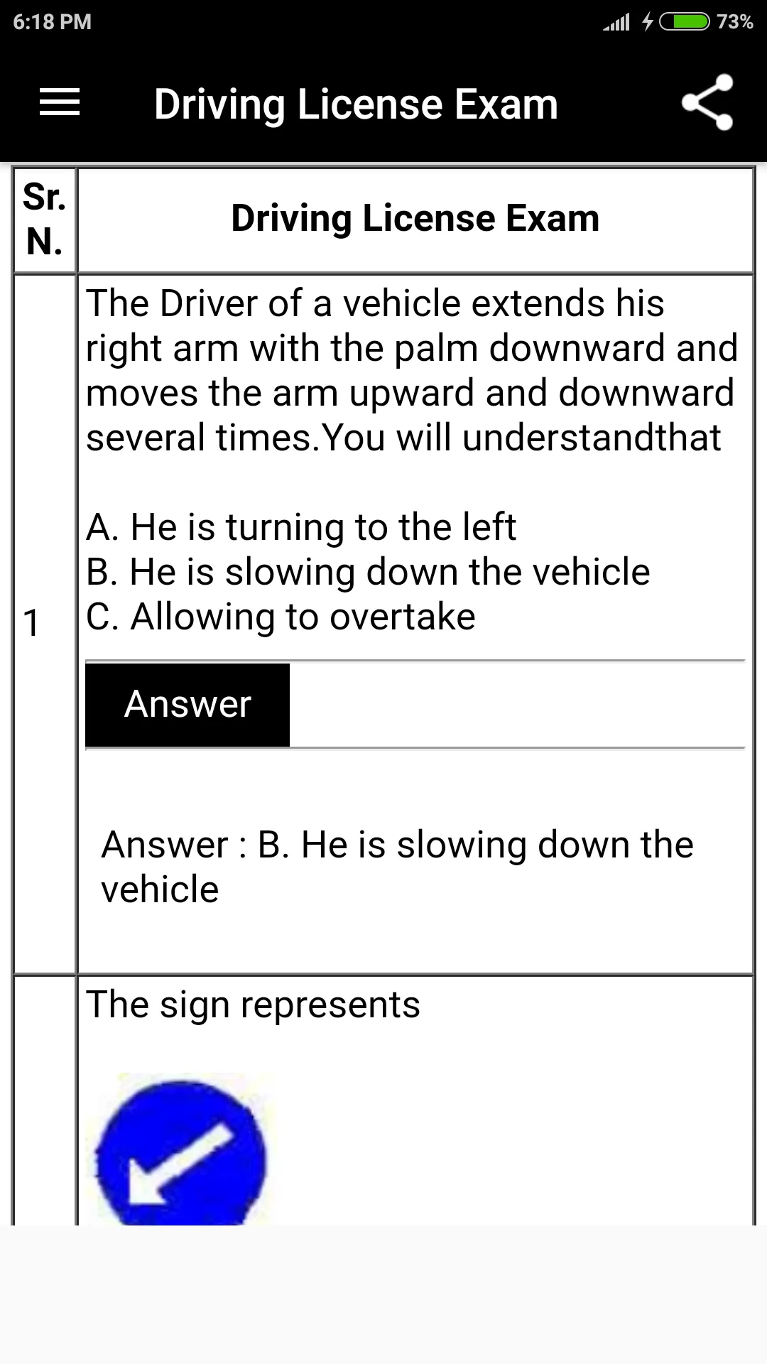 Driving License Exam | Indus Appstore | Screenshot