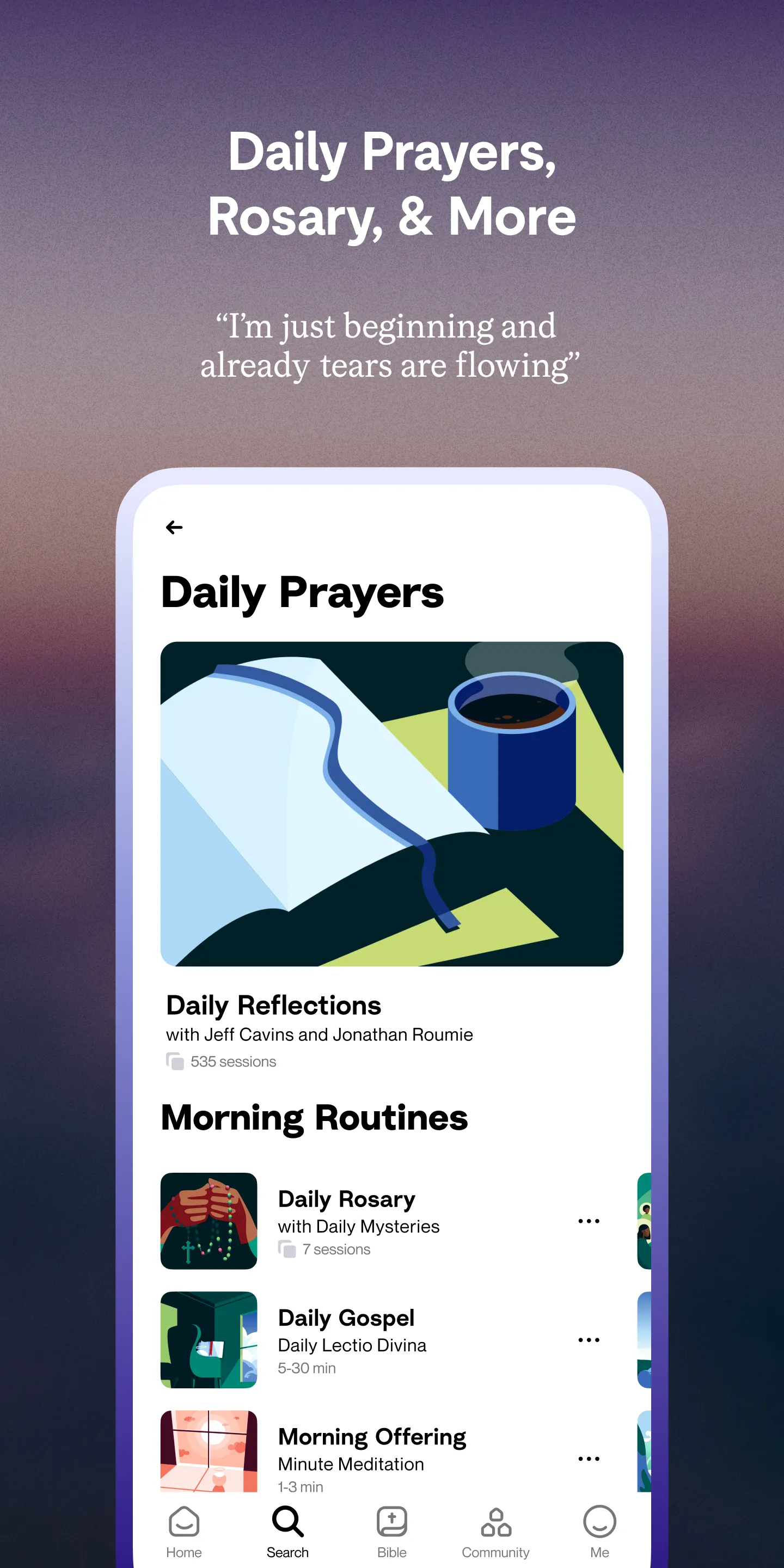 Hallow: Prayer & Meditation | Indus Appstore | Screenshot