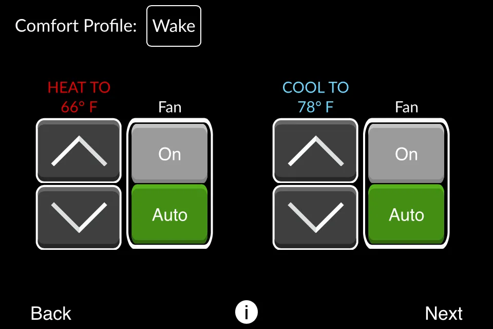 Carrier® Côr™ Thermostat | Indus Appstore | Screenshot