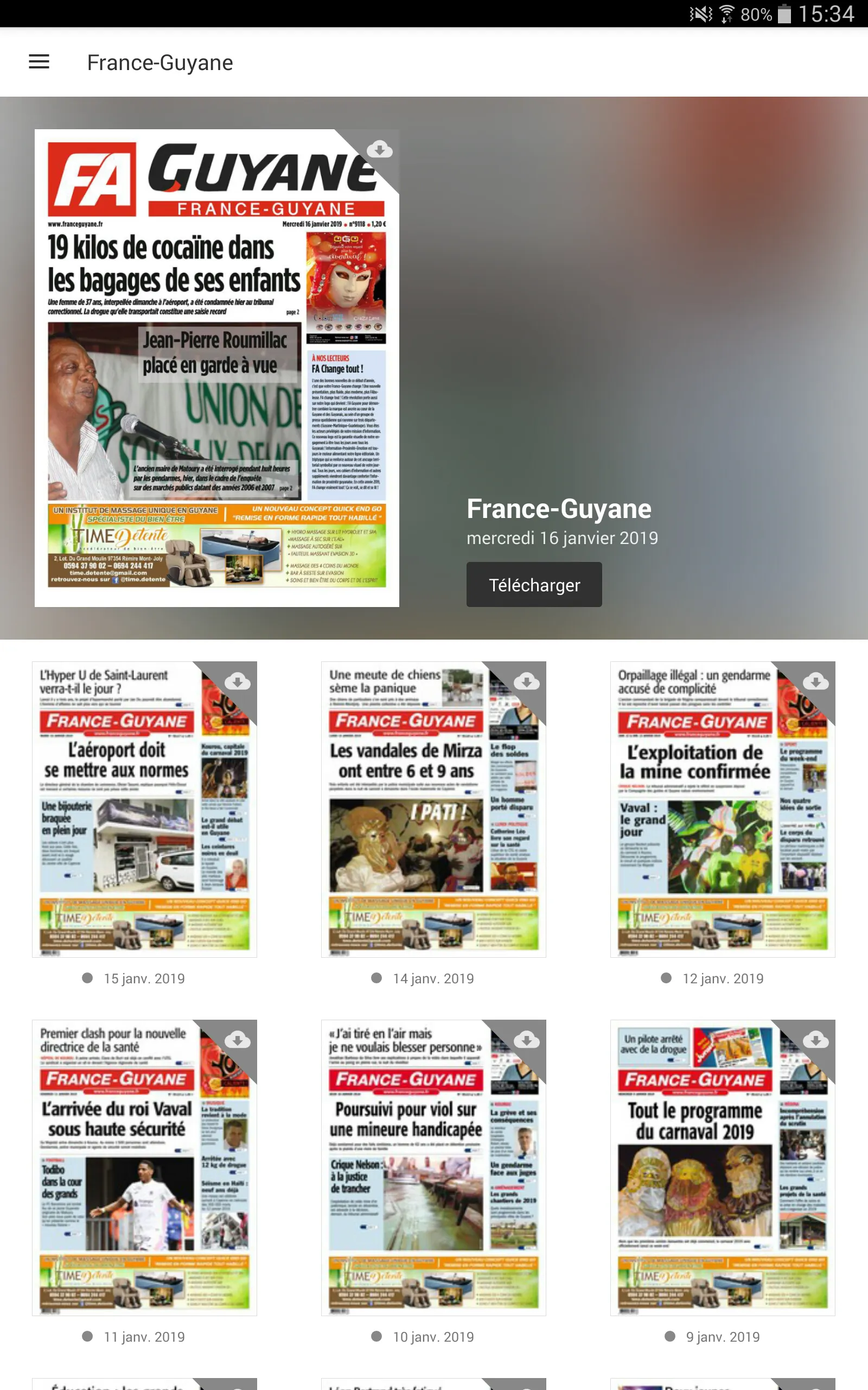 France-Guyane Journal | Indus Appstore | Screenshot