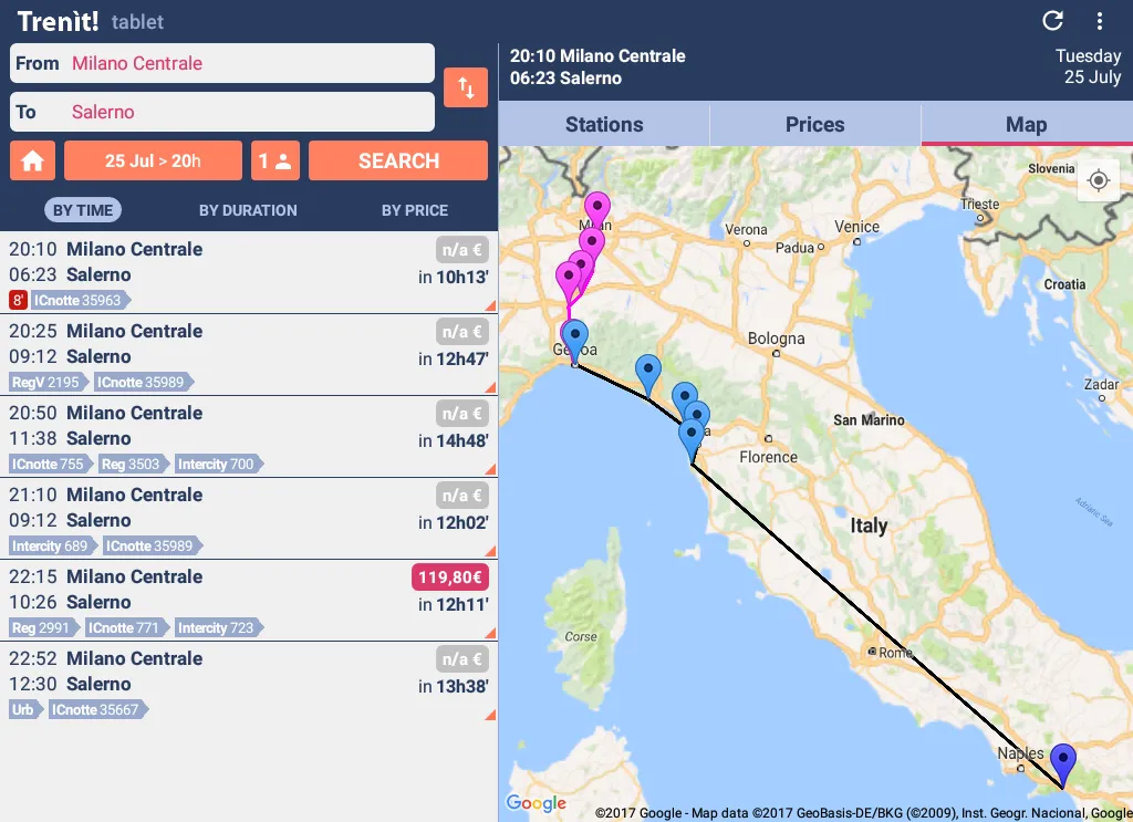 Trenit - find Trains in Italy | Indus Appstore | Screenshot