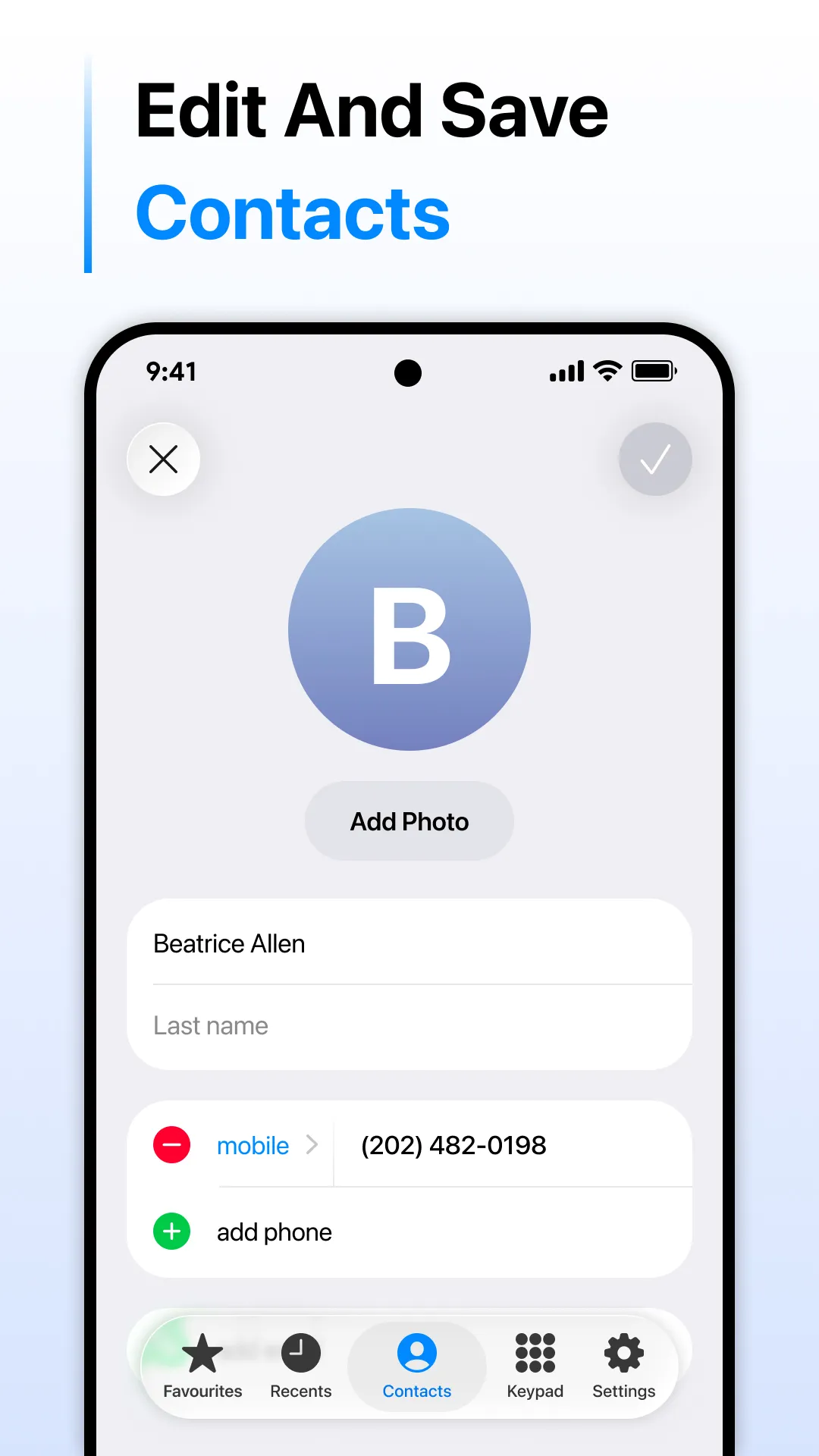 Contacts | Indus Appstore | Screenshot
