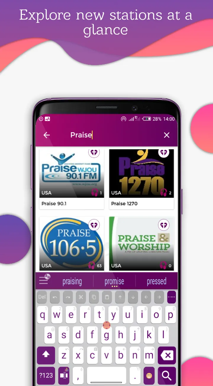 Great Gospel Songs & Radio Sta | Indus Appstore | Screenshot