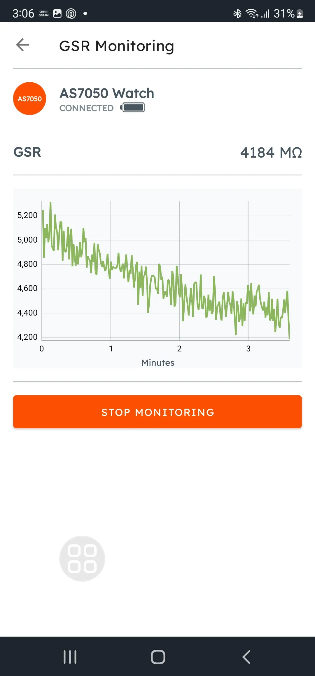 ams-OSRAM Vital Signs | Indus Appstore | Screenshot