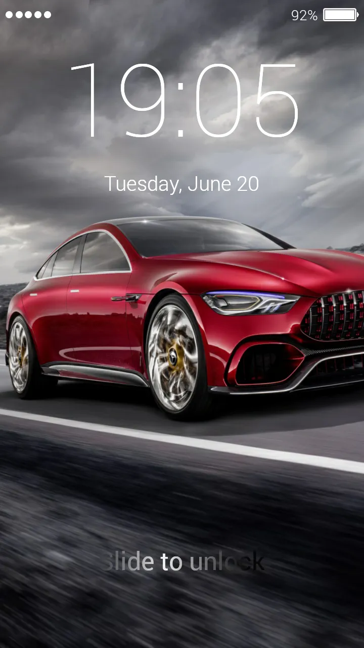 Supercar Lock Screen | Indus Appstore | Screenshot