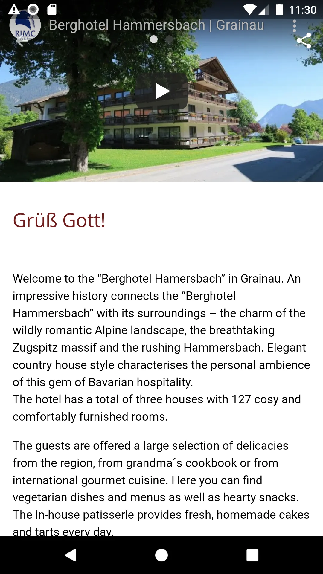 Berghotel Hammersbach | Indus Appstore | Screenshot