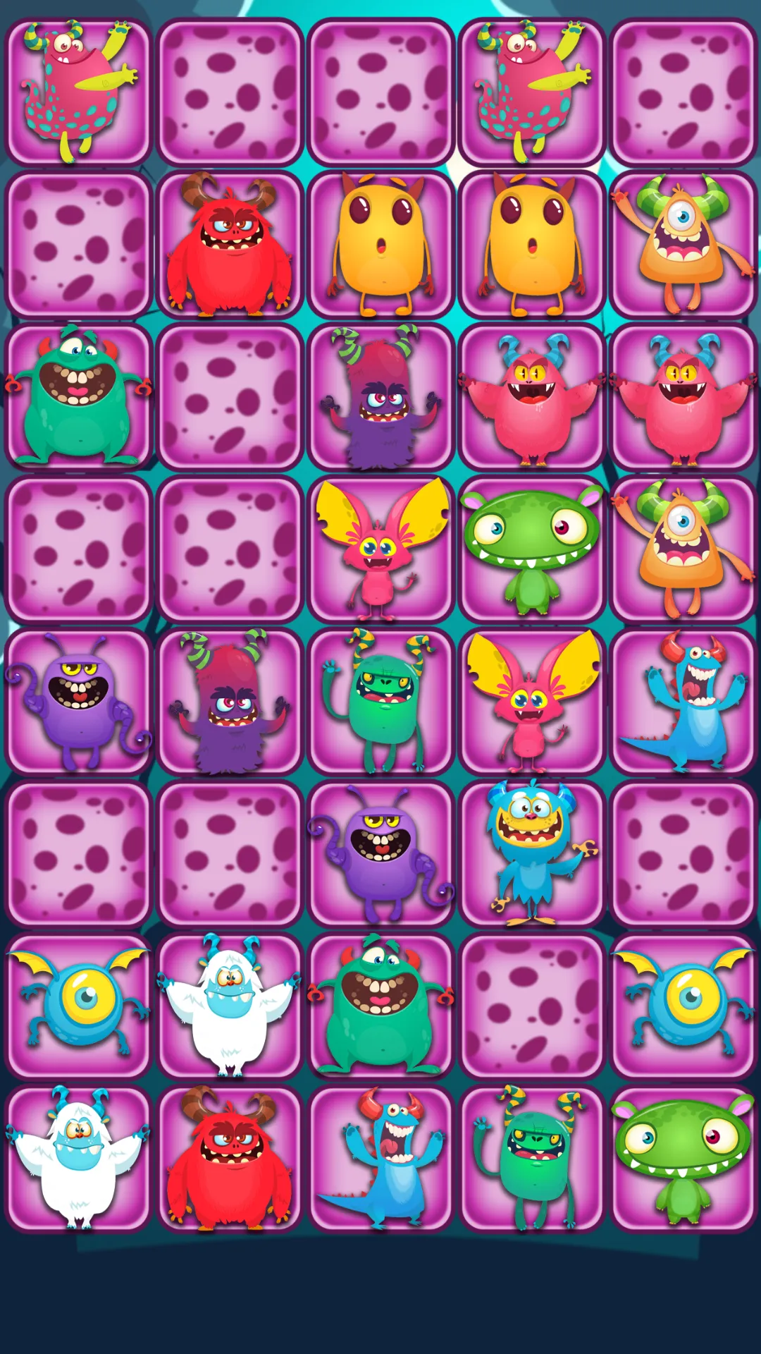 Monsters matching game | Indus Appstore | Screenshot