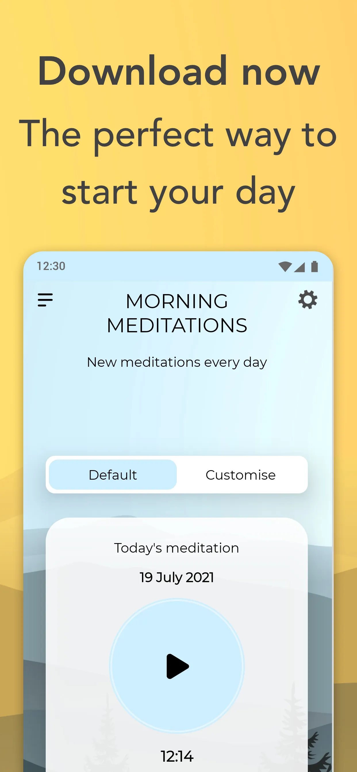 Morning meditation | Indus Appstore | Screenshot