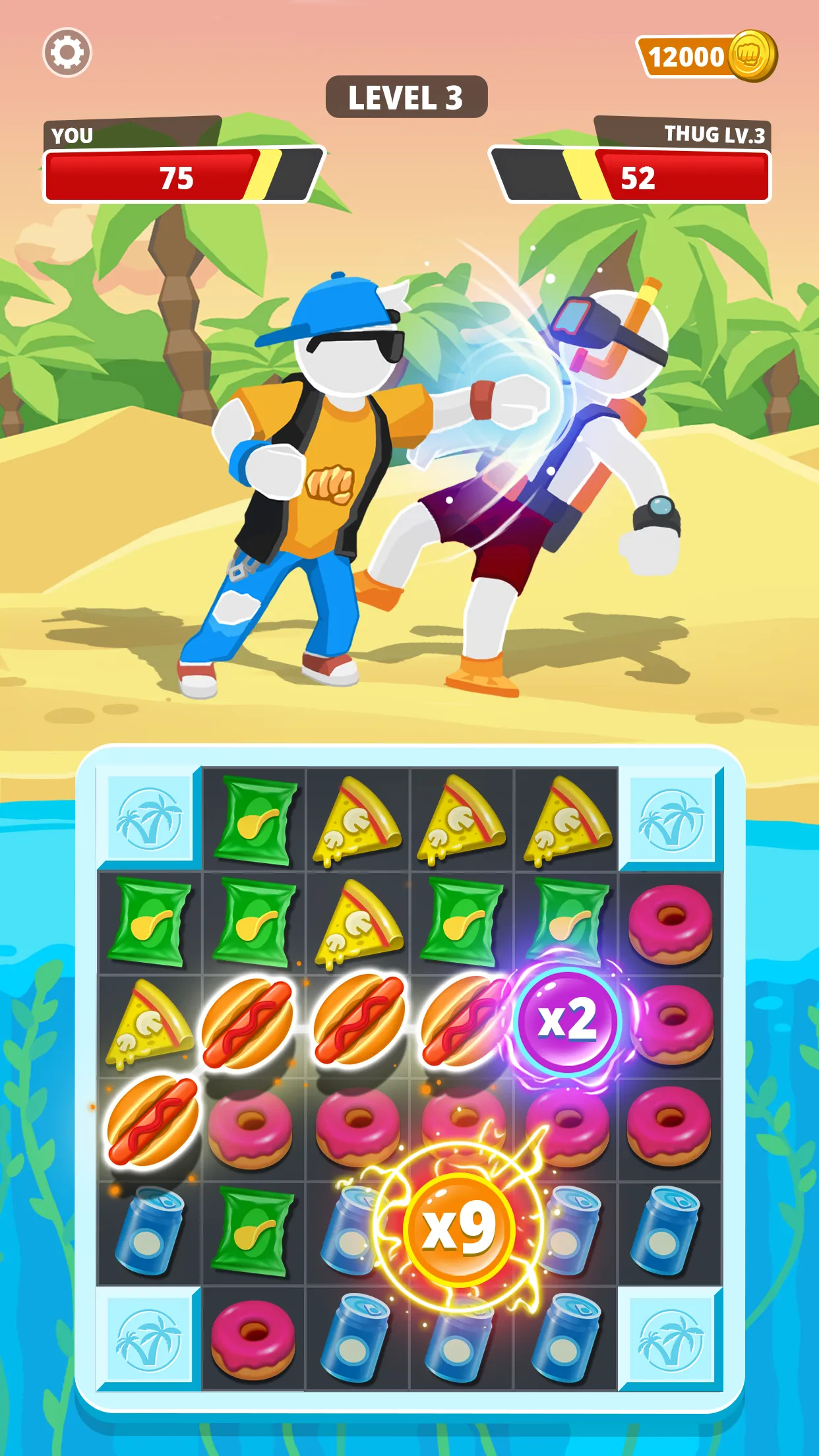 Match Hit - Puzzle Fighter | Indus Appstore | Screenshot