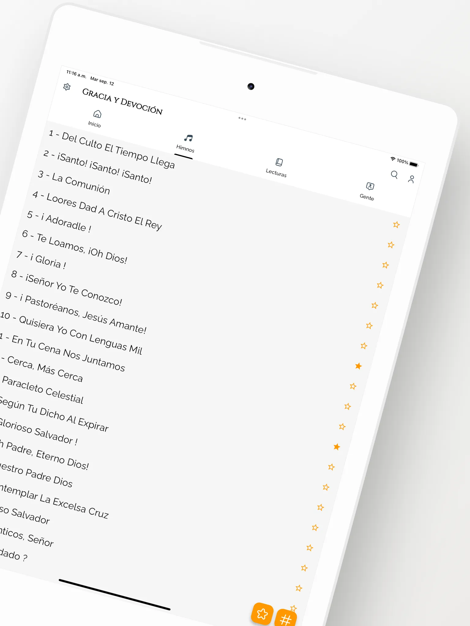 Himnario Gracia y Devoción | Indus Appstore | Screenshot