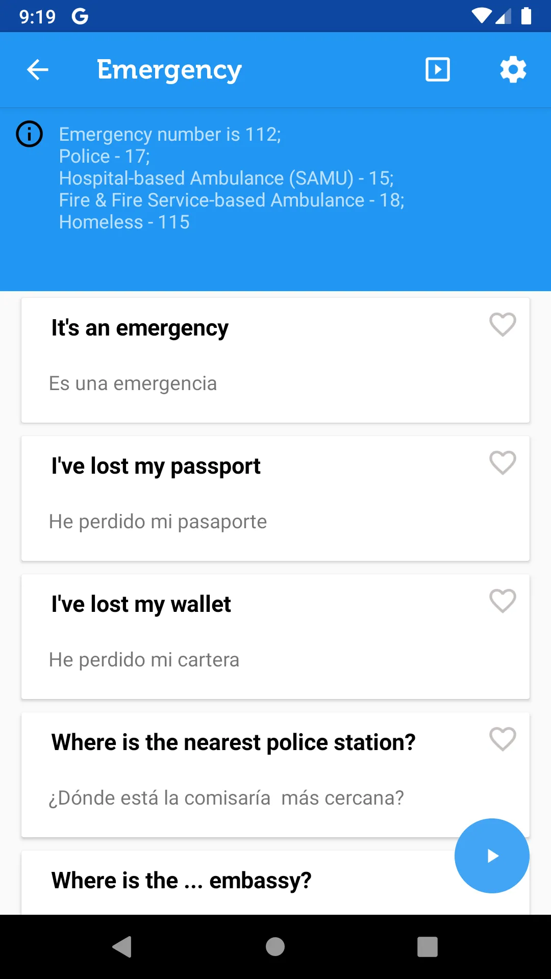 Learn Spanish Phrasebook | Indus Appstore | Screenshot